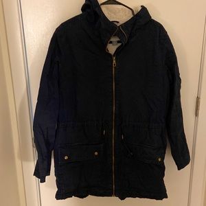 Navy Blue Winter Utility Jacket